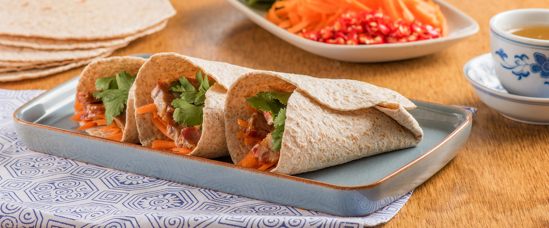 Savoury Asian Pork Wraps Dempster's