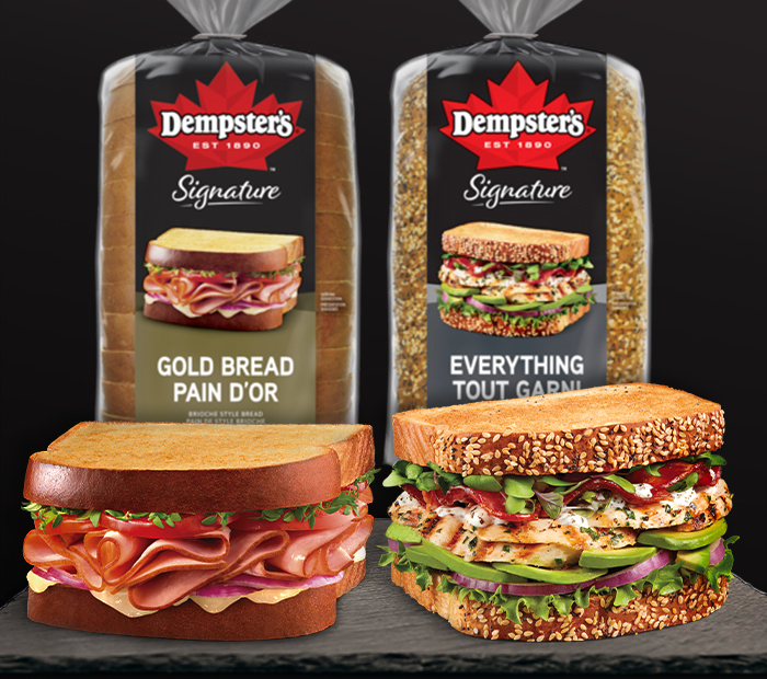 Dempster's® Signature™ Gold Bread and Everything Bread Hero Image