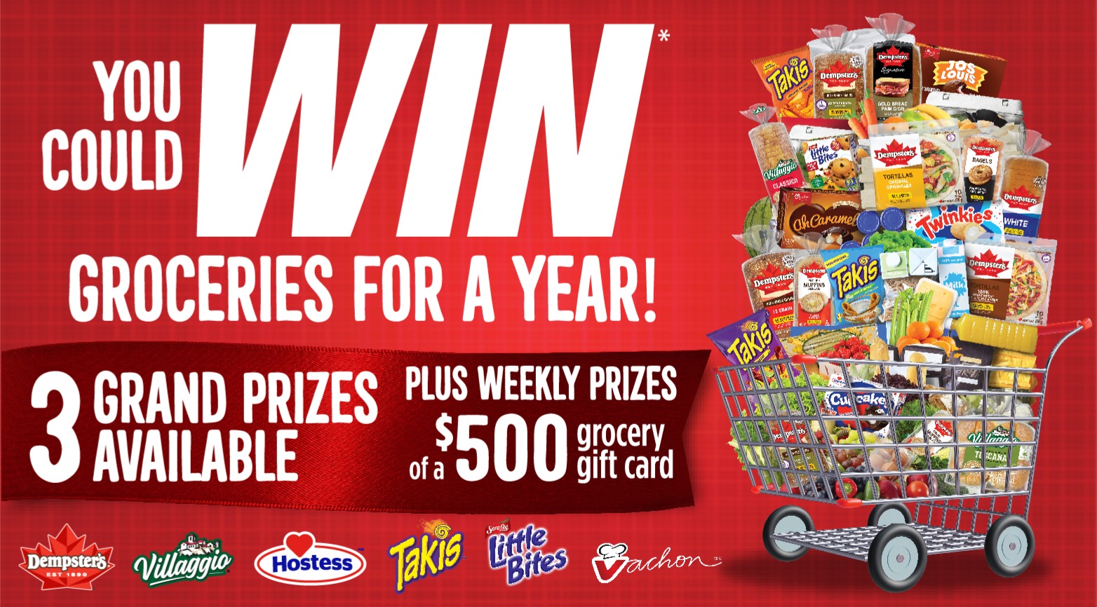 Win Groceries Contest Hero Banner