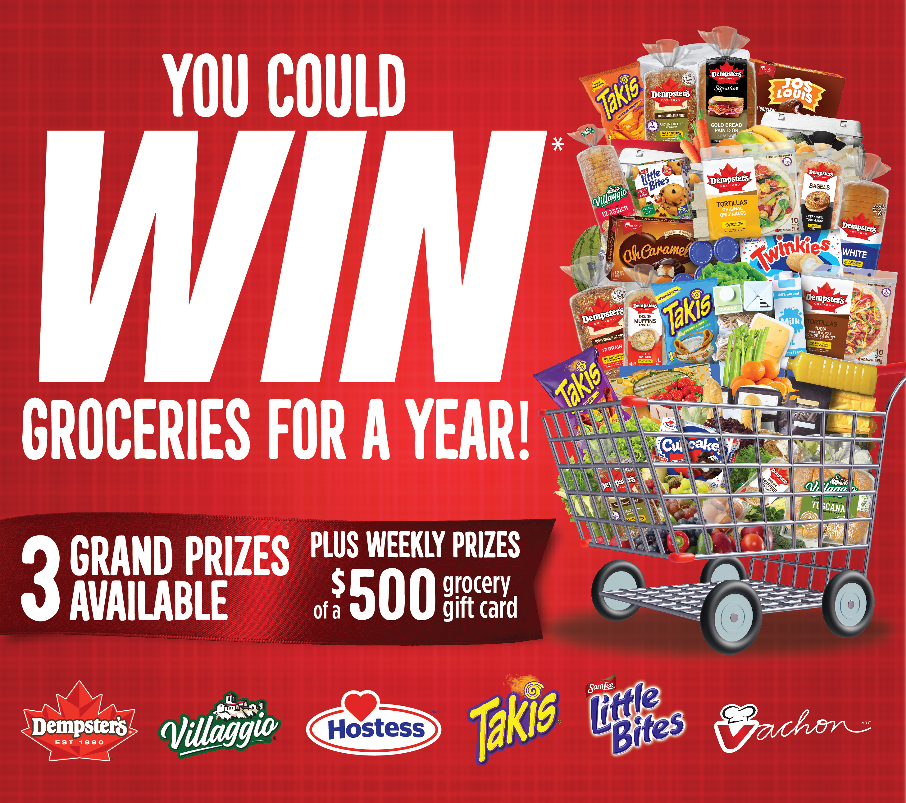 Win Groceries Contest Hero Banner