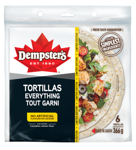 Dempster's Everything Tortillas Package