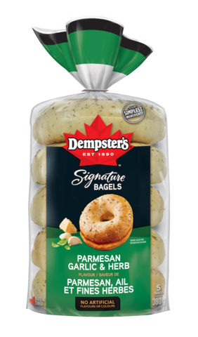 Dempster’s® Signature Parmesan Garlic &amp; Herb Flavour Bagels