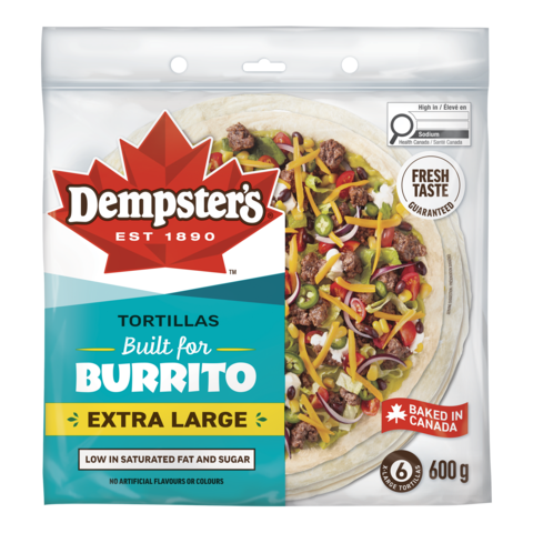 Dempster’s XL Burrito Extra Large Tortillas