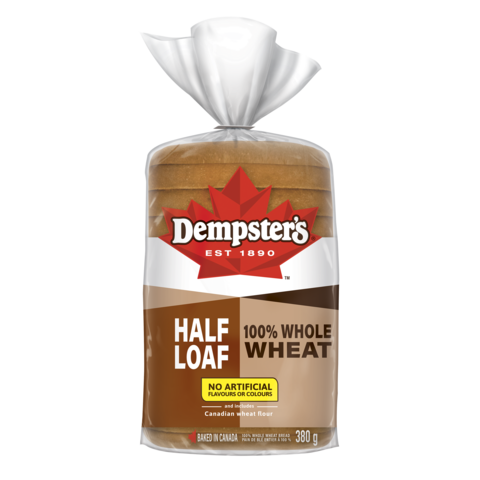 Dempster's® Half Loaf 100% Whole Wheat Bread