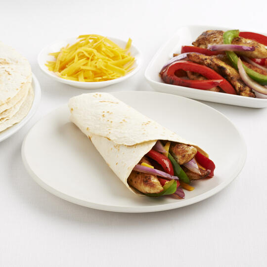 Chicken Fajitas Wrap - Fantabulosity