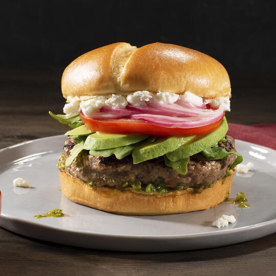 Argentine Chimichurri Burger - Beef Recipes - LGCM