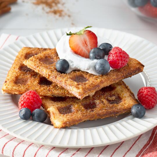 Cinnamon French Toast Waffles Recipe