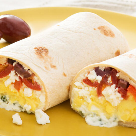 Greek Burrito Snack Wrap