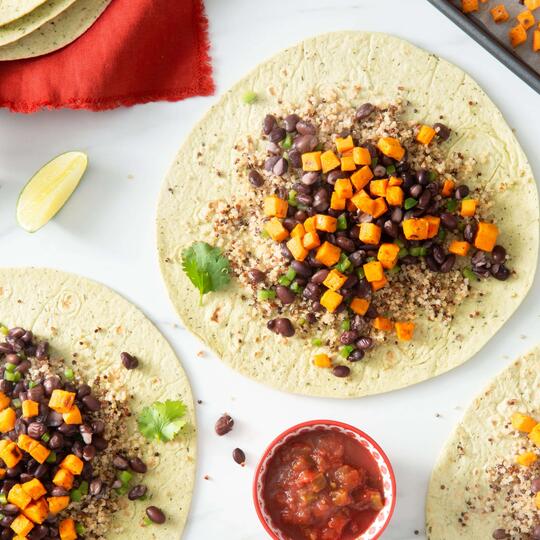 Quinoa Sweet Potato Tacos