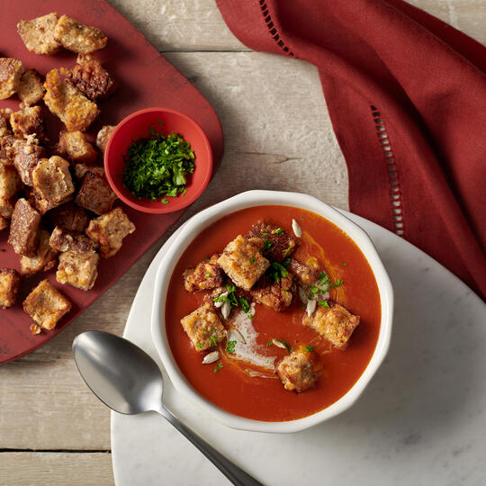 Bread Ends Air Fryer Cheesy Croutons