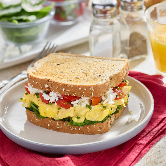 High Protein Breakfast Sandwich Recipe