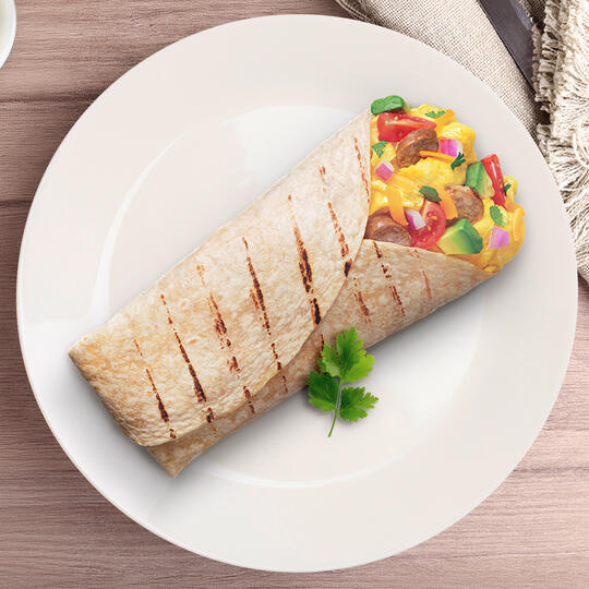 High Protein Loaded Breakfast Wrap Recipe