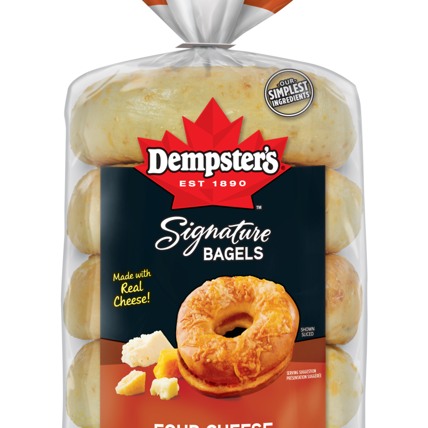 Dempster&#039;s® Signature Four Cheese Bagels