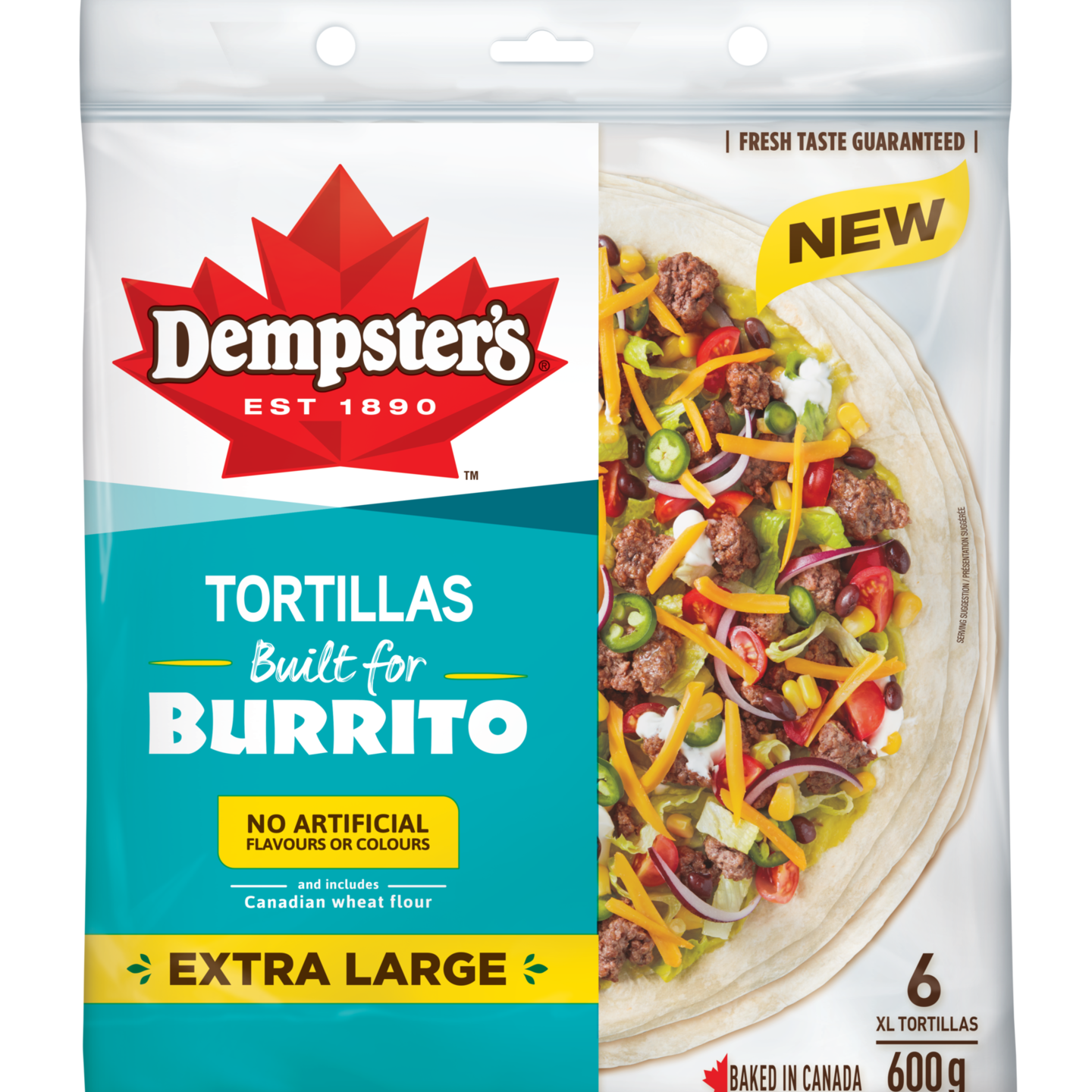 Dempster’s XL Burrito 12&quot; Tortillas