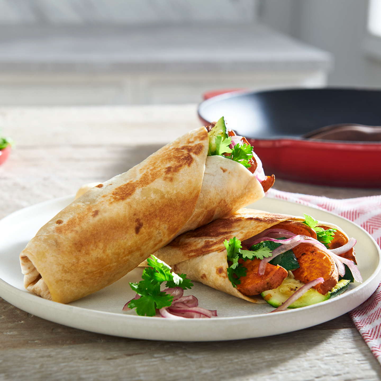 Roasted Sweet Potato Burrito