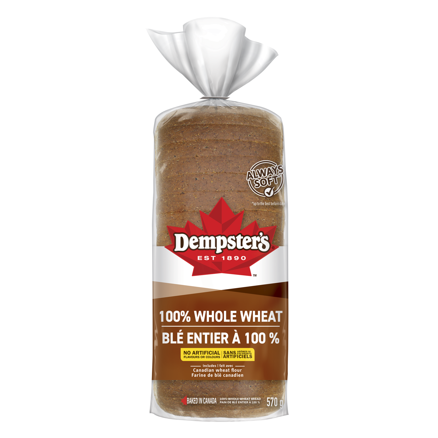 Dempster&#039;s® Holsum 100% Whole Wheat Bread