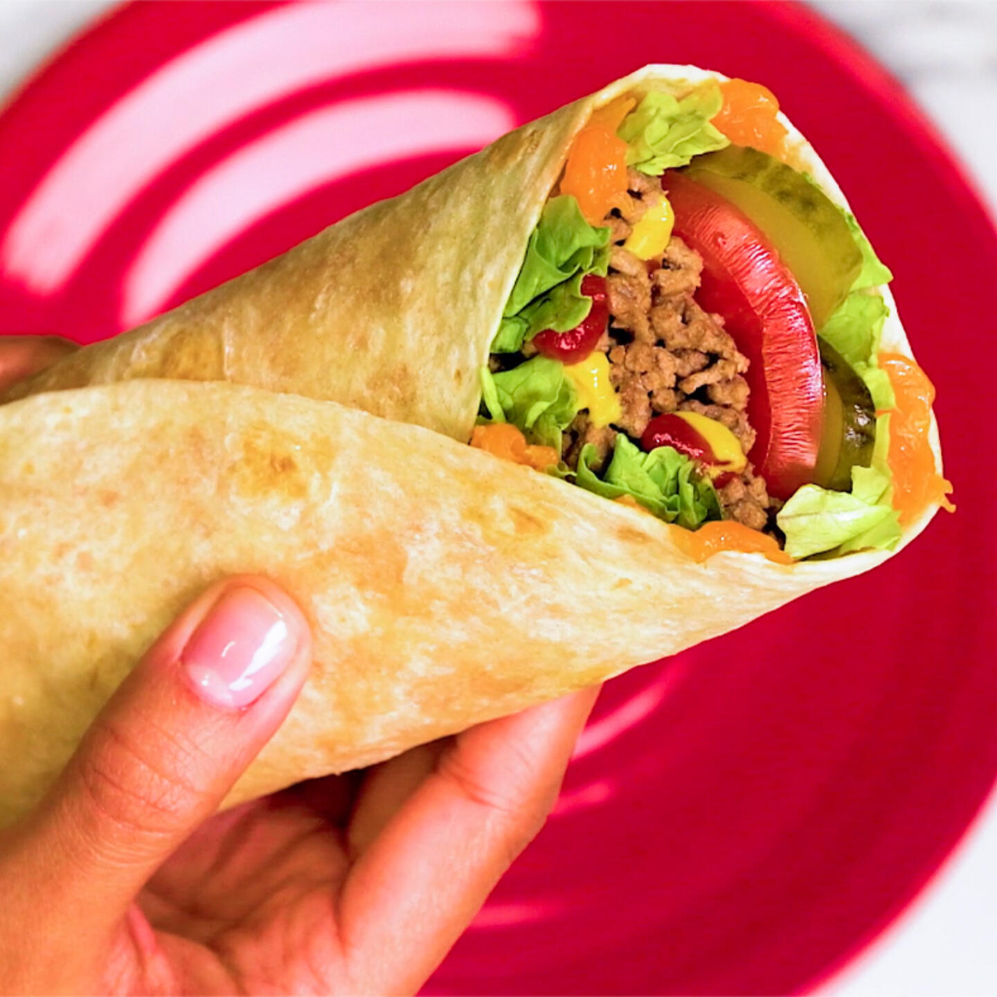 Cheeseburger Wrap Recipe