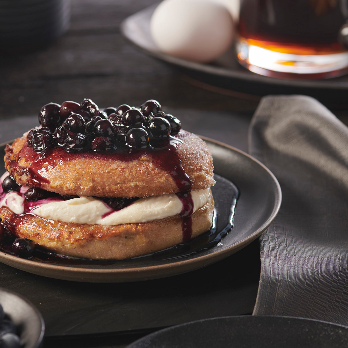 Blueberry Bagel French Toast Recipe