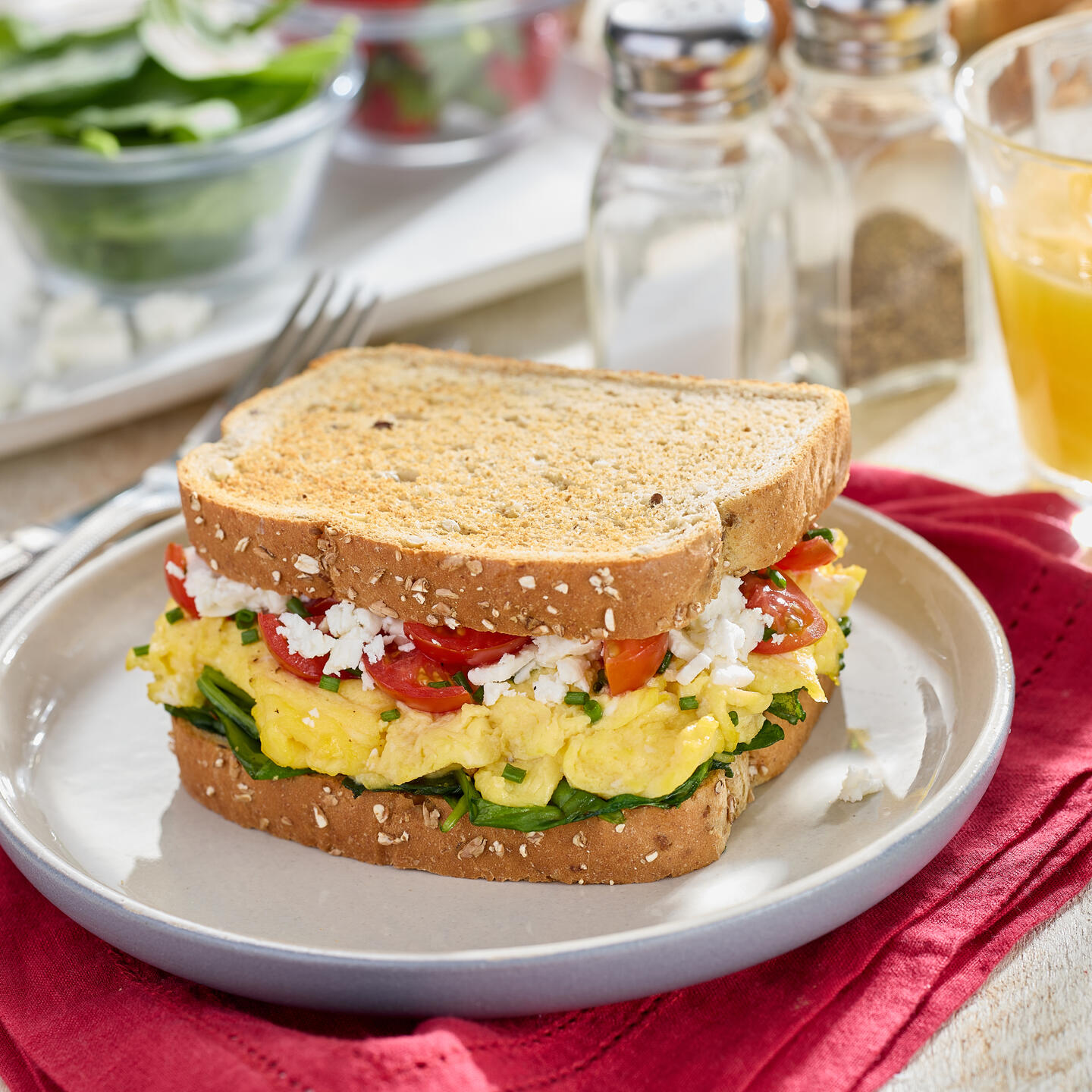 High Protein Breakfast Sandwich Recipe