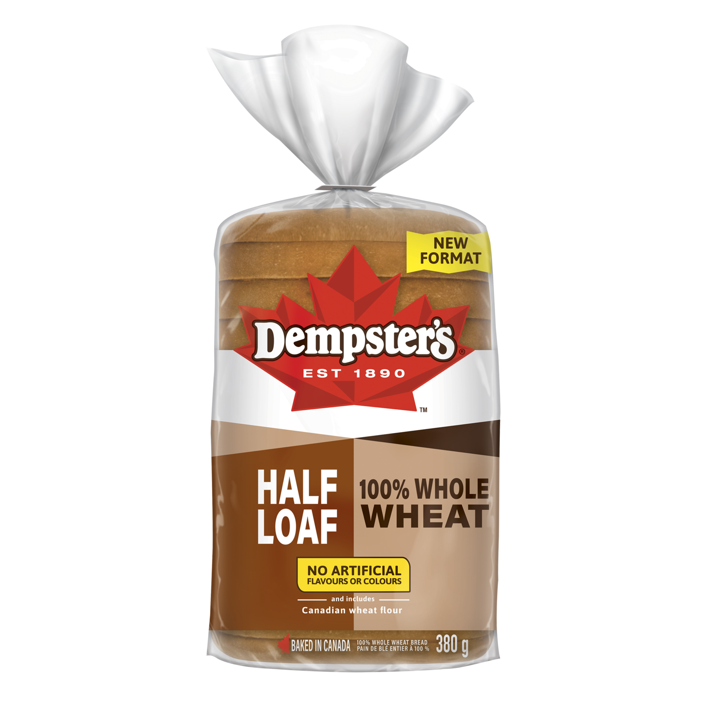 Dempster&#039;s® Half Loaf 100% Whole Wheat Bread