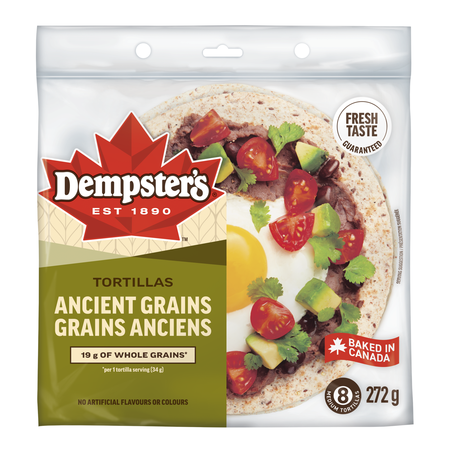 Dempster’s® Ancient Grains Medium Tortillas